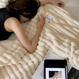 Striped Textured Blanket  150 x 200 cm