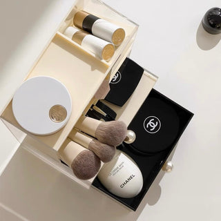 Pearl Monotone Drawer Cosmetic Storage Box