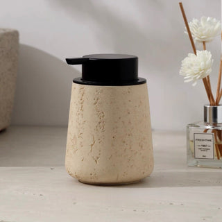 Foaming Hand Soap Travertine Dispenser