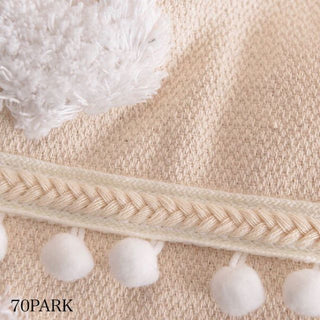 Tassel-attached Bohemian Style Cushion Cover  6 Types
