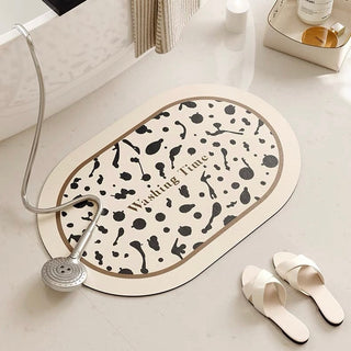 Modern Art Pattern Bath Mat 50x80cm  Quick Drying