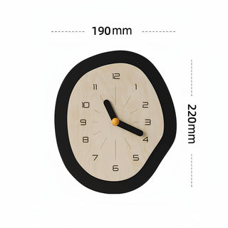 Nuance Silhouette Bicolor Clock Table Clock Silent