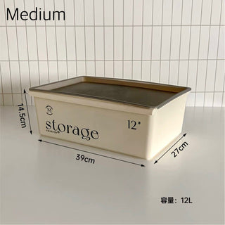 piece set stackable storage boxes with lids clothing storage cases.
