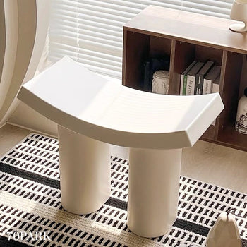 Curved design side table stool  chair