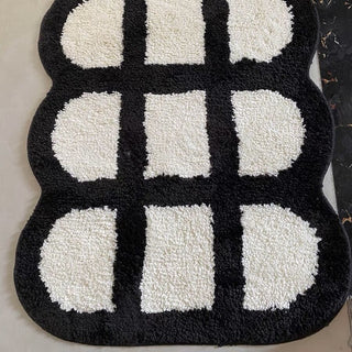 Checker Rug Mat  Absorbent Bath Mat 50 x 80