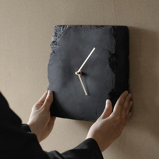 Square Block Clock   Table Clock Wall Clock  Silent