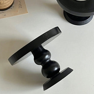 Wood Black Stand Accessory Tray Small Item Holder