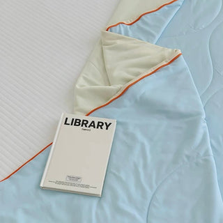 Piping Cooling Summer Blanket Colorful Blanket   Single Item 2 Sizes Cool