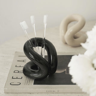Chubby Ceramic Brush Stand  Multi-purpose stand pen holder