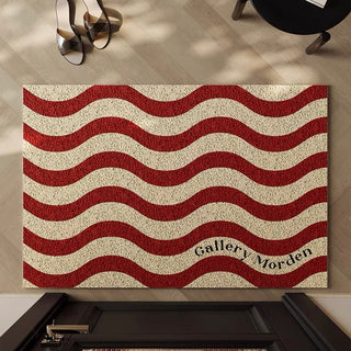 Striped entrance mat 50 x 80 cm mud-removing mat