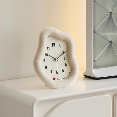 Nuance Fur Frame Clock  Table Clock
