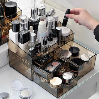 Clear Color Drawer Cosmetic Storage Box
