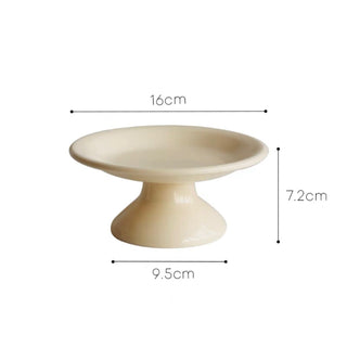 Footed Storage Plate Tray  Small Item Container