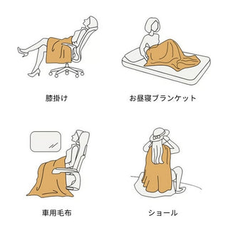 Monochrome Square Pattern Soft Blanket 120x160 Lap Blanket