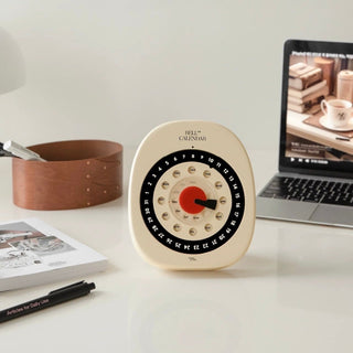 Retro Dial Desktop Perpetual Calendar
