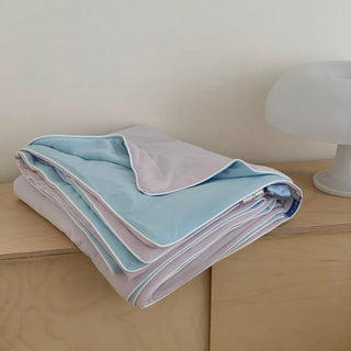 Piping Cooling Summer Blanket Colorful Blanket   Single Item 2 Sizes Cool