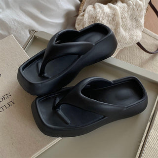 Square Toe Thong Sandals   Room Shoes