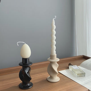 Ceramic Twist Candle Holder