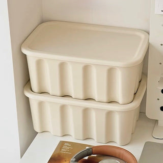Storage Box with Lid Stackable Container 2 Types