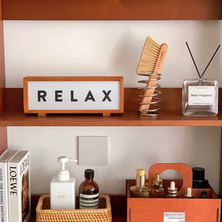 Relax Wood Night Light  Table Lamp Indirect Lighting