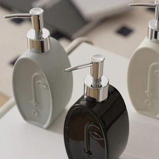 piece set Face Ceramic Dispenser