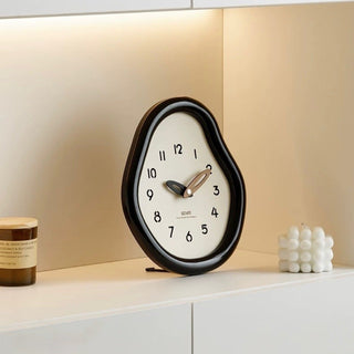 Chubby Frame Curved Design Clock  Table Clock