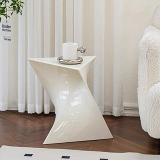 Acrylic Triangle Stool Side Table
