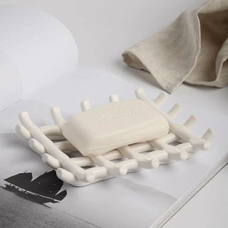 amiami Ceramic Soap Dish White