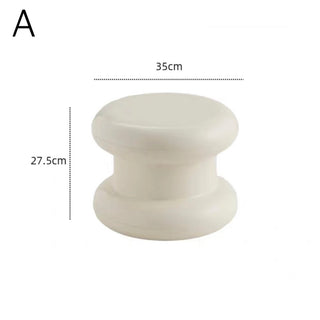 Chubby Round Tier Side Table Stool