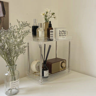 Clear Acrylic Tier Tier Rack   Cosmetic Storage