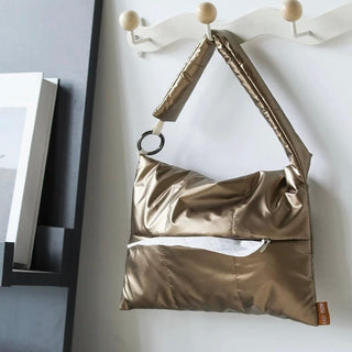Hanging way Puff Tissue Case  Car Wall Mount