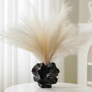 Irregular Wave Ceramic Flower Vase  Vase Object