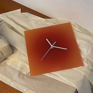 Square Gradient Clock Table Clock Wall Clock