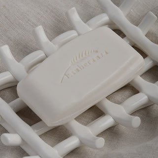 amiami Ceramic Soap Dish White