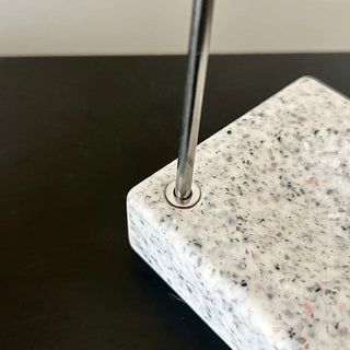 Stainless steel stone-look design toothbrush stand pen holder
