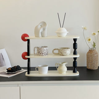 Red Ball Three-Tier Storage Display Rack