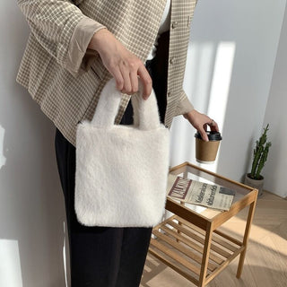 way Faux Fur Handbag    Shoulder Bag