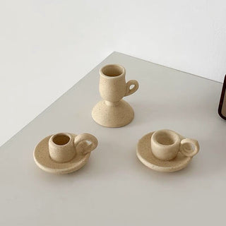 Ceramic Natural Candle Holder