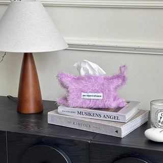 Color Shaggy Tissue Case  Tissue Cover