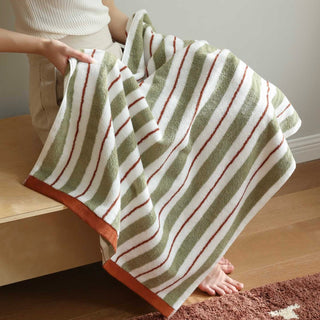 Mixed Stripe Color Bath Towel  100% Cotton Combed Cotton Absorbent Large Size Towel Blanket