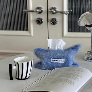 Color Shaggy Tissue Case  Tissue Cover
