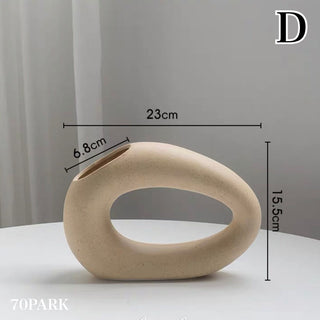 Donut & U-shaped Simple Flower Vase  4 Types