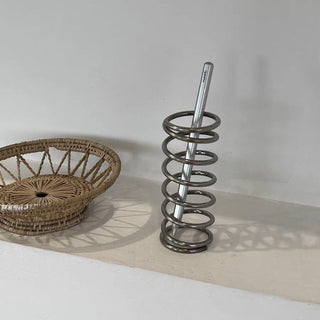 Stainless Steel Spring Brush Stand Pen Holder