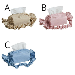 Candy motif gathered tissue case bag hanging water repellent.