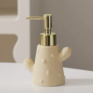 Piece Set: Cactus Ceramic Dispenser