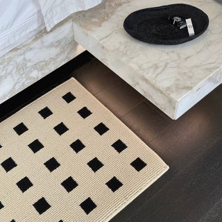 Square Pattern Door Mat   in  and 2 Sizes: 50x80cm and 60x90cm