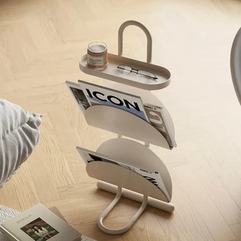 Stand Magazine Rack Slim Side Table  in  Display Rack