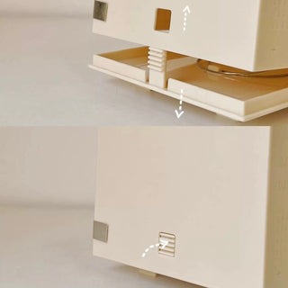Wavy Cream Color Tissue Case Tissue Box