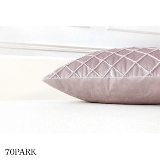 Velour Diamond Pattern Cushion Cover