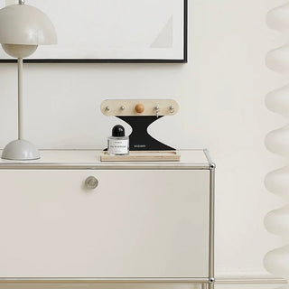 Monochrome Wood Accessory Key Stand Tray  Storage Tray for Small Items